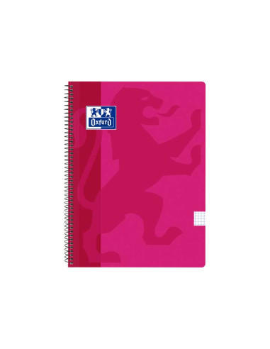 CUADERNO OXFORD SCHOOL CLASSIC F 80h 4x4 COLORES VIVOS
