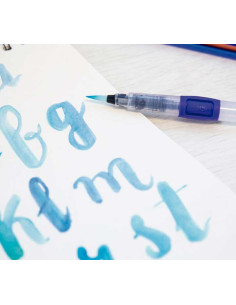 BLÍSTER PINCEL DE AGUA MILAN RECARGABLE  5 LÁPICES ACUAREABLES 2