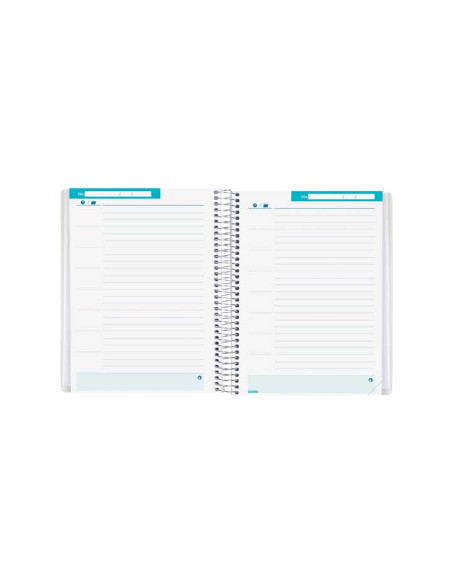 PLANIFICADOR DE CLASES FINOCAM DEL DOCENTE ESPIRAL tapa PP DP 4 155x212 CON GOMA NO FECHADO