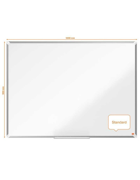PIZARRA BLANCA NOBO PREMIUM PLUS 120x90cm ACERO LACADO