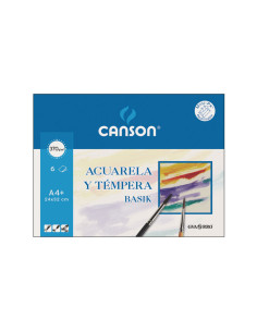 MINIPACK 6h CANSON PARA ACUARELA BASIK A4