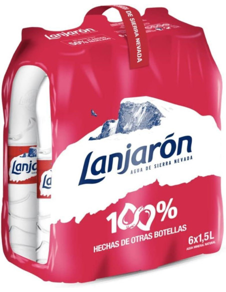 PACK 6 BOTELLAS AGUA LANJARÓN 15L