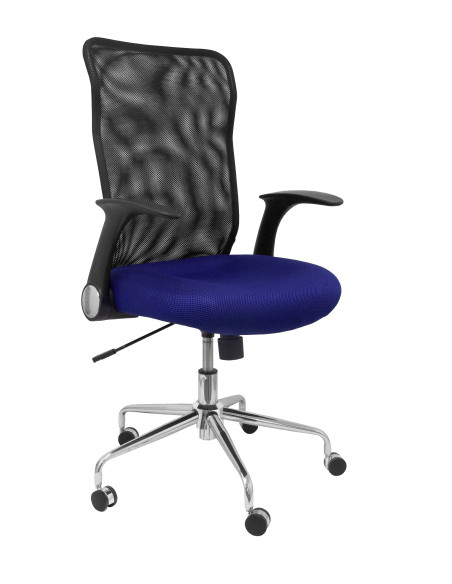 SILLA MINAYA 3D CON BRAZOS MALLA NEGRA