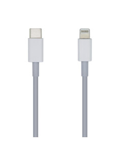 AISENS CABLE-APPLE -USB TYPE C-LIGHTING-2A 2M CARGA RÁPIDA BLANCO