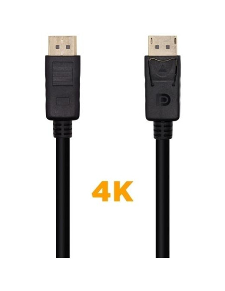 AISENS CABLE DISPLAYPORT V12 4K60HZ DPM - DPM NEGRO 05M