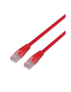 AISENS CABLE DE RED LATIGUILLO RJ45 CAT6 UTP AWG24 ROJO 20 M