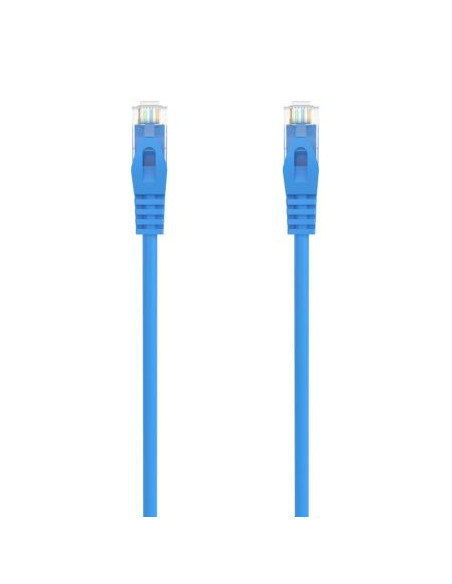 AISENS CABLE DE RED LATIGUILLO RJ45 LSZH CAT6A 500 MHZ UTP AWG24 AZUL 20M