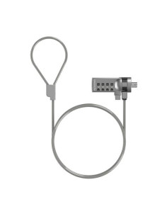 AISENS CABLE DE SEGURIDAD CON CERRADURA  DE COMBINACION PARA ORDENADOR PORTATIL MONITOR 15 M