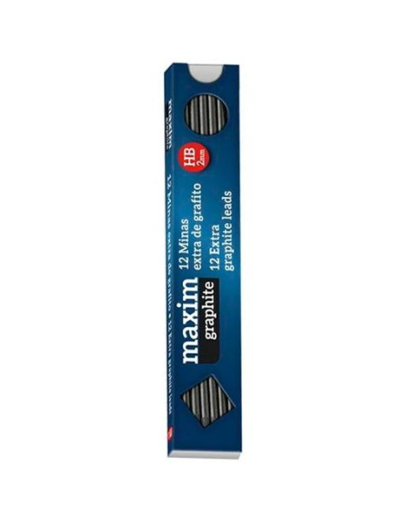 ALPINO MINAS MAXIM 2MM HB ESTUCHE 12 UD EXTRA GRAFITO