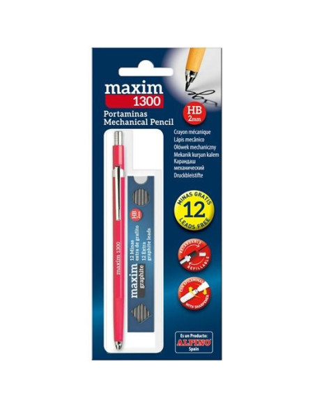 PORTAMINAS MAXIM 20 HB  CAJA DE MINAS BLÍSTER