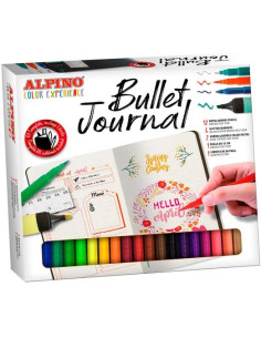 ALPINO ROTULADORES BULLET JOURNAL COLOR EXPERIENCE KIT COMPLETO CSURTIDOS ESTUCHE 22 PIEZAS