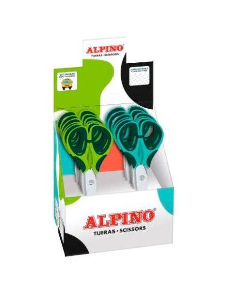 ALPINO TIJERAS ESCOLARES COLORFULL CSURTIDOS