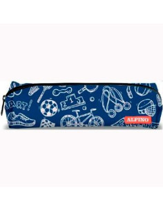 ALPINO ESTUCHE SPORTS 1 CREMALLERA 21X6X5CM MULTICOLOR