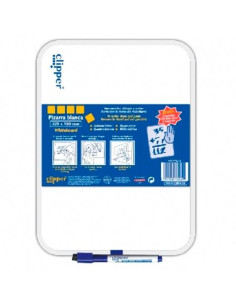 ALPINO PIZARRA BLANCA PEQUEÑA 255X18CM CON ROTULADOR BLISTER