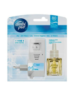 AMBIPUR AMBIENTADOR ELÉCTRICO DIFUSOR  RECAMBIO AIRE FRESCO 215ML