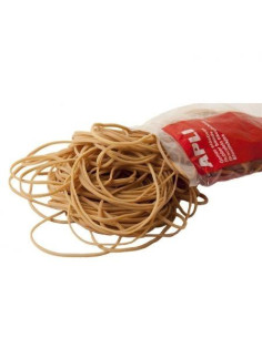 APLI GOMA ELÁSTICA MARRÓN CAUCHO 80X2MM 100 GR