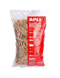 APLI GOMA ELÁSTICA MARRÓN CAUCHO 100X5MM 100 GR