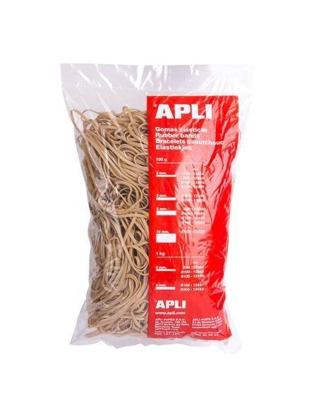 APLI GOMA ELÁSTICA MARRÓN CAUCHO 100X5MM 100 GR