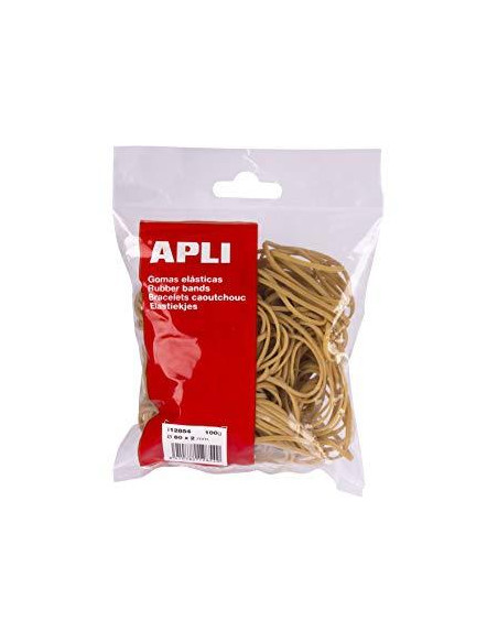 APLI GOMA ELÁSTICA MARRÓN CAUCHO 80X2MM 1KG