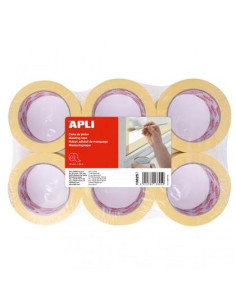 APLI CINTA PINTOR 60GR ROLLO 48MMX45M REMOVIBLE AMARILLO - 6U-