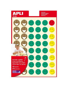 APLI GOMETS TEMÁTICOS EN BOLSA CARA FELIZ 3 HOJAS