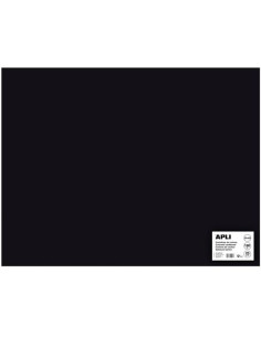 APLI CARTULINA 50X65CM 170GR PACK DE 25H NEGRO