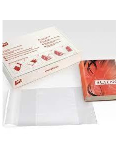 APLI FORRO DE LIBROS CON SOLAPA AJUSTABLE 285MM PVC 130 MICRAS CAJA 100 UD