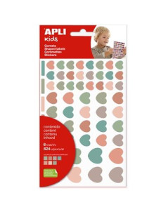APLI GOMETS CORAZONES NORDIK REMOVIBLES 624U 6 HOJAS CSURTIDOS