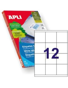 CAJA 100h ETIQUETAS POLIVALENTES APLI 70x677mm