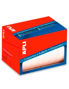 APLI ETIQUETAS PARA PRECIOS 31X100MM ESCRITURA MANUAL CROMOS ROLLO DE 500 BLANCO