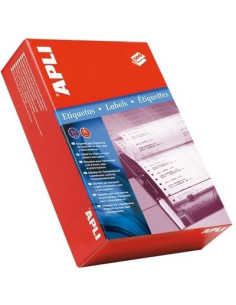 APLI ETIQUETAS EN CONTINUO PERMANENTES PLEGADAS EN ZIG ZAG A 1270 X 487MM CROMOS 500H