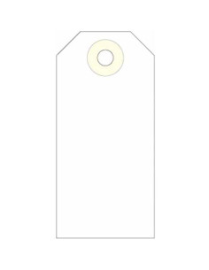 APLI ETIQUETAS COLGANTES CARANDELA 80X38MM CAJA DE 1000 CREMA