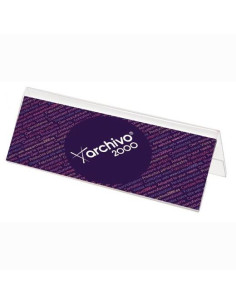 ARCHIVO 2000 PORTANOMBRES DE SOBREMESA CON VISION DOS CARAS ANCHO DINA4 110X300X95 MM