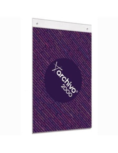 ARCHIVO 2000 EXPOSITOR MURAL CON TALADROS DIN A4 HORIZONTAL 300X235MM CRISTAL TRANSPARENTE