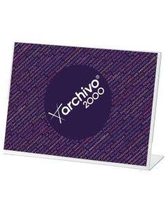 ARCHIVO 2000 EXPOSITOR SOBREMESA EN FORMA DE L DIN A4 HORIZONTAL 65X300X215 MM