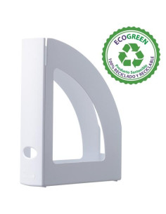 ARCHIVO 2000 CAJETÍN ECOGREEN LOMO OLLAO 80MM 250X80X320MM RECICLADO BLANCO PASTEL
