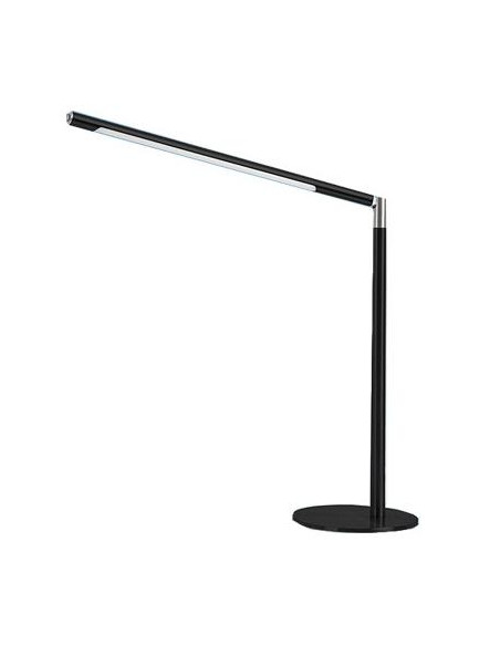 ARCHIVO 2000 LÁMPARA LED SOBREMESA AURA CABEZAL GIRATORIO 360 REGULADOR INTENSIDAD 390X420MM NEGRO