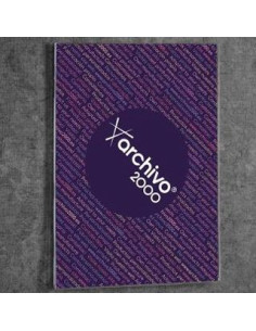 ARCHIVO 2000 EXPOSITOR MURAL CON ADHESIVO DIN A5 VERTICAL 150X210MM CRISTAL TRANSPARENTE