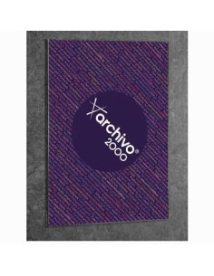 EXPOSITOR MULTIUSOS MURAL A2000 ADHESIVO A3 VERTICAL PREMIUM CRISTAL