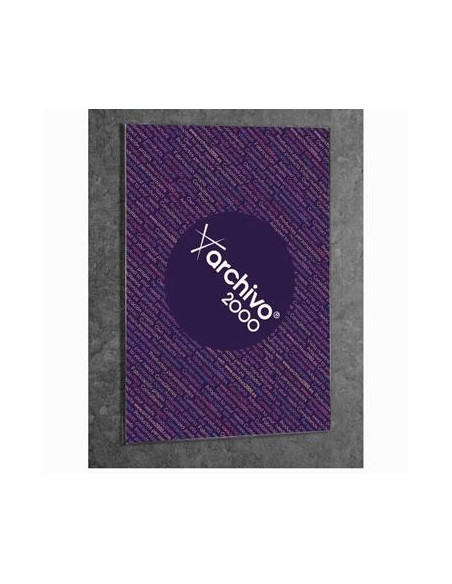 EXPOSITOR MULTIUSOS MURAL A2000 ADHESIVO A3 VERTICAL PREMIUM CRISTAL