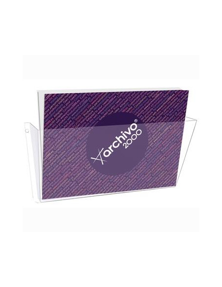 ARCHIVO 2000 PORTADOCUMENTOS MURAL CON 1 COMPARTIMENTO DIN A4 HORIZONTAL 80X365X180 MM