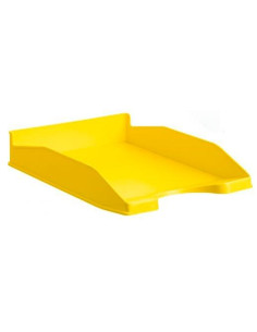 ARCHIVO 2000 BANDEJA ARCHIVO 2000 APILABLE EN 3 POSICIONES FONDO LISO FORMATO DIN A4 Y FOLIO 345X255X60 MM AMARILLA