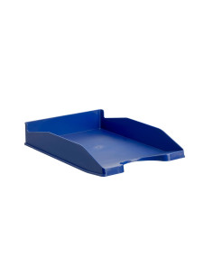 ARCHIVO 2000 BANDEJA ARCHIVO 2000 APILABLE EN 3 POSICIONES FONDO LISO FORMATO DIN A4 Y FOLIO 345X255X60 MM AZUL