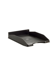 ARCHIVO 2000 BANDEJA ARCHIVO 2000 APILABLE EN 3 POSICIONES FONDO LISO FORMATO DIN A4 Y FOLIO 345X255X60 MM NEGRO