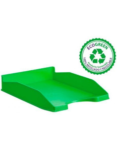 ARCHIVO 2000 BANDEJA ARCHIVO 2000 APILABLE EN 3 POSICIONES FONDO LISO FORMATO DIN A4 Y FOLIO 345X255X60 MM VERDE