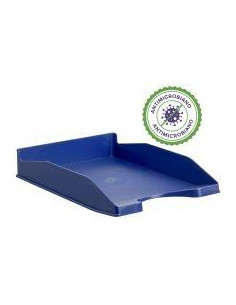 ARCHIVO 2000 BANDEJA ARCHIVO 2000 ANTIMICROBIANO APILABLE EN 3 POSICIONES FONDO LISO FORMATO DIN A4 Y FOLIO 345X255X60 MM AZUL