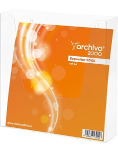 ARCHIVO 2000 PORTAFOLLETOS MURAL ARCHIVO 2000 PREMIUM ESPESOR 3 MM DIN A4 VERTICAL 55X235X240 MM