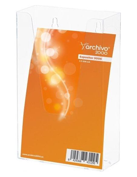 ARCHIVO 2000 PORTAFOLLETOS MURAL ARCHIVO 2000 PREMIUM ESPESOR 3 MM 13 DIN A4 VERTICAL 45X115X180 MM