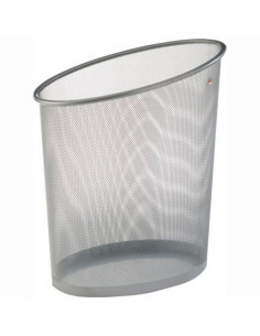 ARCHIVO 2000 PAPELERA DE REJILLA MESH ALBA CAPACIDAD 18 LITROS 355X290X400 MM GRIS