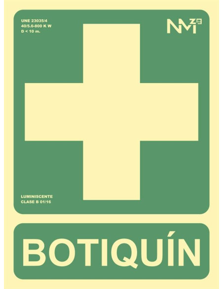 PLACA NORMALIZADA ARCHIVO 2000 BOTIQUIN